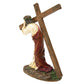 1pc Crucifix Statue Jesus Cross Resin Statue Christ Figure Catholic Religious Accessories Decor