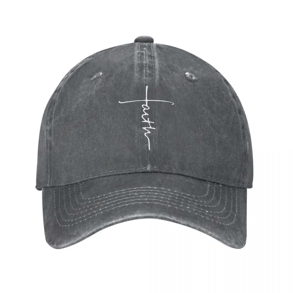 Hip Hop Baseball Cap Snapback Baseballmütze Jesus Glaube Kreuz Christlich Frühling Herbst Mütze Denim Casquette Mode