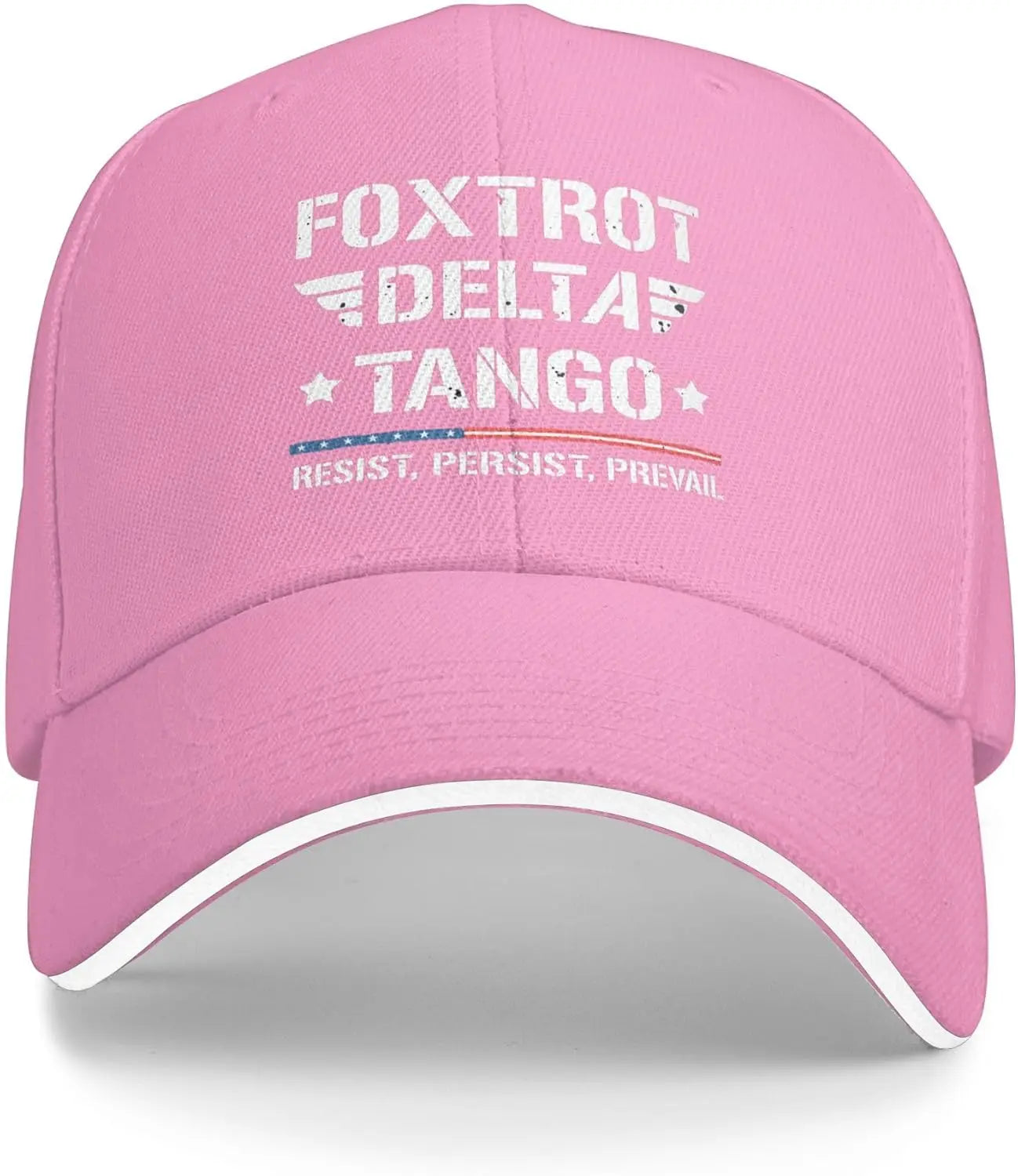 Foxtrot Delta Tango FDT Trucker Hats Resist Persist Prevail Baseball Cap for Mens Women Adjustable Classic Dad Hat