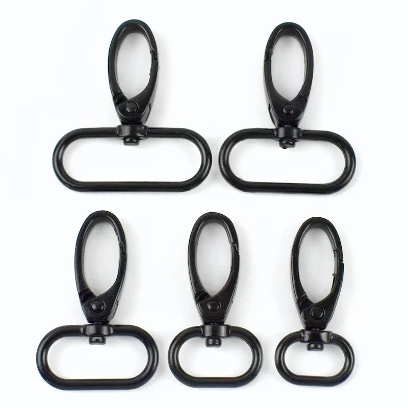 5/10Pcs Meetee 20/25/32/38mm Metal Bags Strap Buckles Lobster Clasp Collar Carabiner Snap Hook DIY KeyChain Bag Part Accessories