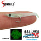 SUNMILE 30pcs 0.3g 35mm Eel Soft Fishing Lure Pesca Peche Tackle Wobblers Fish Lures Carp Leurre Souple Soft baits