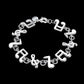 Heiß feine Musiknote Kette 925 Sterling Silber Armbänder für Damen Hochzeitsfeier Mädchen Studentin Weihnachtsgeschenke Mode Schmuck