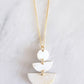 Saigon Geometric Buffalo Horn Pendant Necklace
