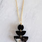 Saigon Geometric Buffalo Horn Pendant Necklace