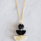Saigon Geometric Buffalo Horn Pendant Necklace