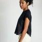Sandcastle Saturdays Top in Black