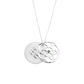SEED OF LIFE NECKLACE SILVER + GREEN ERINITE SWAROVSKI CRYSTAL