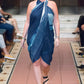 Serenity Indigo handprinted scarf