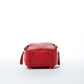 Small Red Leather Backpack Purse for Women Convertible Crossbody Bag
