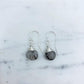 Jill Short Drop Earrings in Black Rutilated Quartz