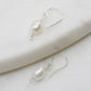 Jill Short Drop Pearl Earrings