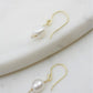 Jill Short Drop Pearl Earrings