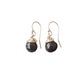 Jill Short Drop Earrings in Smoky Quartz