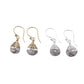 Jill Short Drop Earrings in White Mojave Copper Turquoise