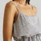 Strappy Pin Striped Maxi Dress