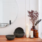 Glitter Bowl - Black (Set of 2)