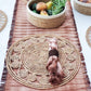 Tie Dye Cotton Table Runner - Brown