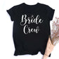 Junggesellinnenabschied T-Shirt für Frauen JGA T-Shirt Braut & Crew Team Braut Tee Hochzeitsgeschenk für Bräute Verlobungs T-Shirt Kleidung