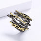 Ringe für Frauen Geometrische Hohle Unregelmäßige Astform Damen Schmuck Mode Party Geschenk Schwarz Gold Farbe Accessoires