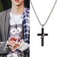 Einfache geometrische Kreuz-Anhänger-Halskette für Damen, Metallschmuck, silberfarbene Kette, Choker, Partygeschenk für Herren, Accessoires