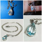 Huitan Water Drop Cubic Zirconia Crystal Women's Necklace Simple and Elegant Female Accessories Gift Wedding Jewelry 2021 Trendy