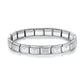 Hapiship Neue Mode Frauen Romantisches Herz 9mm Breite Edelstahl Armband Armreif Mädchen Hochzeit Weihnachtsgeschenk Schmuck G205