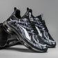 Men's Fashion Basketball Shoes with Air Cushions, Comfortable and Non-Slip, Breathable and Shock-Absorbing, Suitable for Men's Outdoor Activities