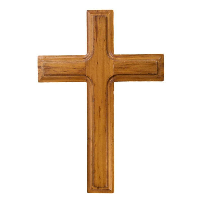 Wooden Cross Ornaments Christ Wall Hanging Table Cross for Home Altar Chapel Church Decoration Christian Gift Crafts