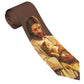 Christus und seine Katze Unisex Krawatte Seidenpolyester 8 cm breit Jesus Krawatte für Herren Accessoires Krawatte Hochzeit Büro