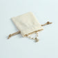 50 Stück Baumwoll-Jute-Schmuckbeutel, kleine Leinenbeutel für Halskette, Ohrringe, Ringbeutel, Gastgeschenke, Party, Süßigkeiten, Geschenktasche