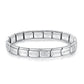 Hapiship Neue Mode Frauen Romantisches Herz 9mm Breite Edelstahl Armband Armreif Mädchen Hochzeit Weihnachtsgeschenk Schmuck G205