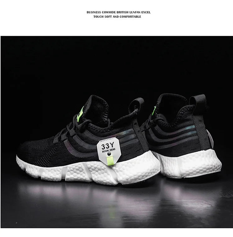 Herrenschuhe Sommer Herren Freizeitschuhe Atmungsaktive Sneaker Herren Leichte Loafers Rutschfeste Tennisschuhe Luxusschuhe Tennisschuhe