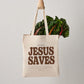 Cood News Jesus Saves Muster Leinwand Schulter Tote Bag Lässig Einkaufstasche Christus Religion Christlicher Glaube Shopper Handtasche