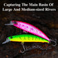TSURINOYA 80S 12g Sinking Minnow Fishing Lure DW96 8cm Large Trout Pike Rockfish Hard Bait Jerkbait Freshwater Saltwater Wobbler