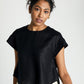 Sandcastle Saturdays Top in Black