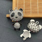 Fashion Movable Panda Necklace Lady Exquisite and Cute Cartoon Animal Hip-hop Personality All-match Pendant
