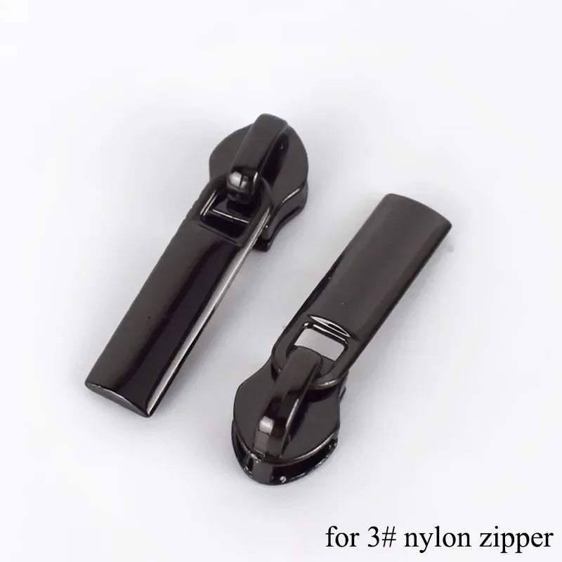 20 Stk. Meetee Reißverschluss-Schieber für 3# 5# Nylon-Reißverschlüsse Daunenjacke Reißverschlusskopf Taschenbekleidung Reißverschluss-Reparatur-Kits DIY Nähzubehör
