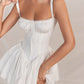 Rockmore elegante Party-Korsettkleider für Damen, modisches Abend-Bodycon-A-Linien-Faltenkleid, sexy Spitzen-Patchwork-Minikleid, neuer Sommer-Sunderss