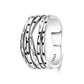 Ringe für Frauen 925 Silberfarbe Zirkon Wickellinie Geometrischer Sternring Verlobung Hochzeit Romantisches Valentinstag Feinschmuck Geschenk