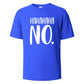 Hahaha No Print T-Shirt Summer Tees For Men Women 100% Cotton O-neck Oversize Casual Short sleeved Tops