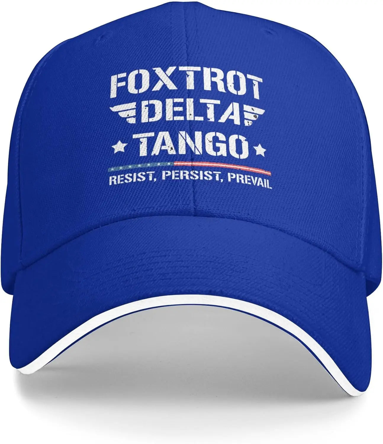 Foxtrot Delta Tango FDT Trucker Hats Resist Persist Prevail Baseball Cap for Mens Women Adjustable Classic Dad Hat