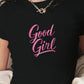 Y2K Style Good Girl Damen Fashion Kurzarm-T-Shirt