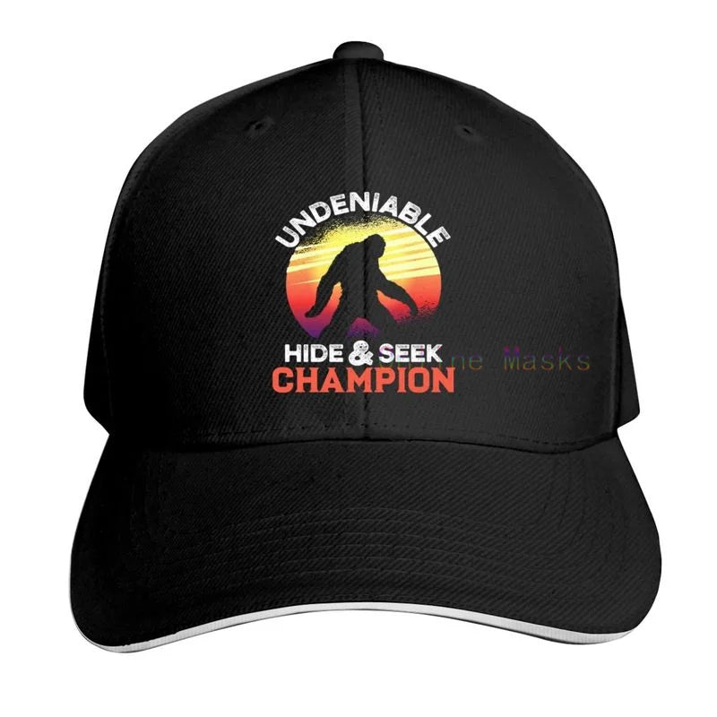 Bigfoot is Real and He Tried to Eat My Ass Baseball Cap Unisex Vintage Trucker Hat Adjustable Cowboy Hats for Mens Womens