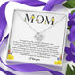Für Mama Halskette, sentimentales Muttertagsgeschenk von der Tochter, Mama Halskette, Muttertagsgeschenk von der Tochter zum Geburtstag, Muttertagsgeschenk, Weihn