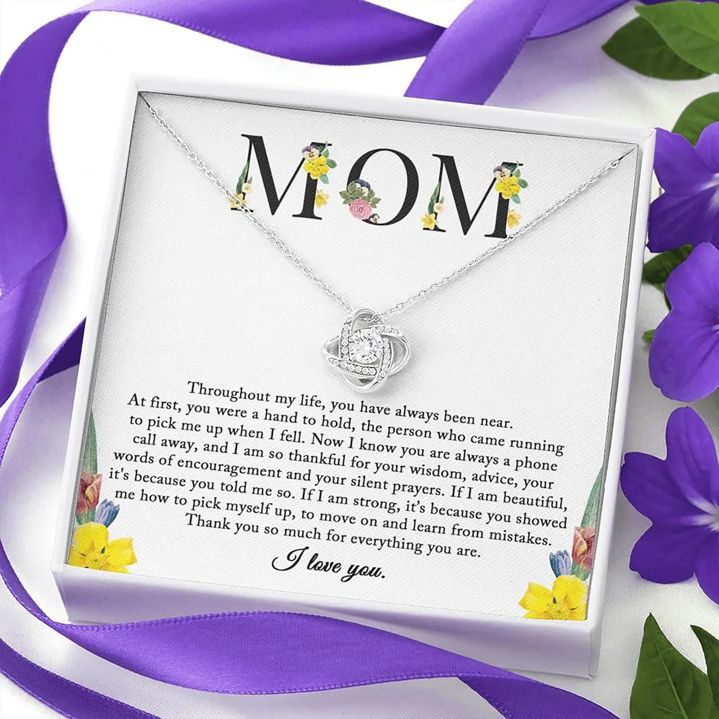 Für Mama Halskette, sentimentales Muttertagsgeschenk von der Tochter, Mama Halskette, Muttertagsgeschenk von der Tochter zum Geburtstag, Muttertagsgeschenk, Weihn