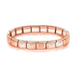 Hapiship Neue Mode Frauen Romantisches Herz 9mm Breite Edelstahl Armband Armreif Mädchen Hochzeit Weihnachtsgeschenk Schmuck G205