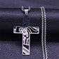 Christ Gott Kreuz Jesus Dornenkrone Kette Halskette Herren Edelstahl Kruzifix Halskette Schmuck colar masculino N7074S02