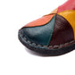 WOIZGIC Women's Ladies Female Woman Mother Shoes Flats Genuine Leather Loafers Moccasins Mixed Colorful Non Slip On Plus Size 42