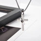 Einfache geometrische Kreuz-Anhänger-Halskette für Damen, Metallschmuck, silberfarbene Kette, Choker, Partygeschenk für Herren, Accessoires