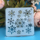 8Pcs/Set 13cm Christmas Model C DIY Layering Stencils Painting Scrapbook Coloring Embossing Album Decorative Card Template